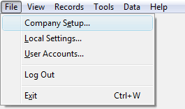 Label Flow Company Setup