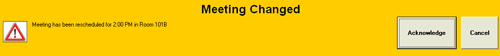 Lobby Track Alert