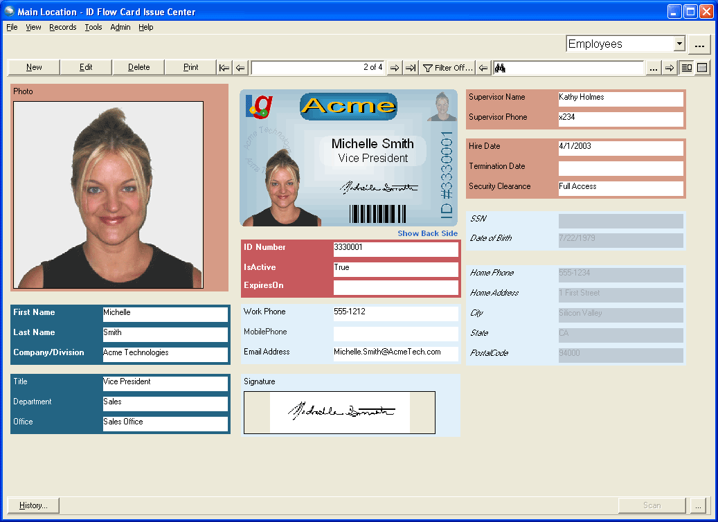 Custom ID Card Design